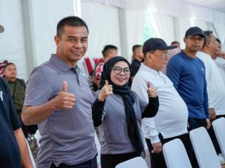 Bupati dan Wakil Bupati Terpilih Kampar Ikuti Gladi Persiapan Pelantikan Kepala Daerah Se Indonesia